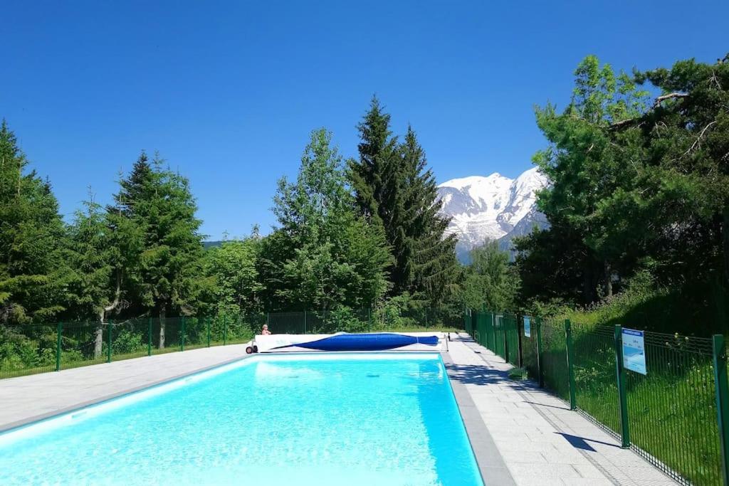 Studio Bettex 4P- Vue Mont-Blanc Saint-Gervais-les-Bains Exteriér fotografie