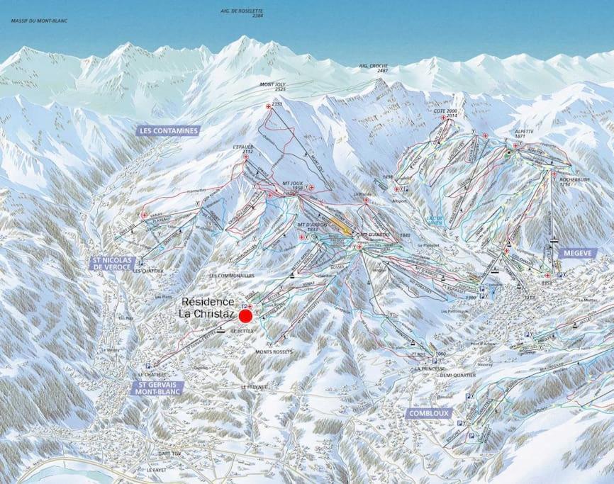 Studio Bettex 4P- Vue Mont-Blanc Saint-Gervais-les-Bains Exteriér fotografie